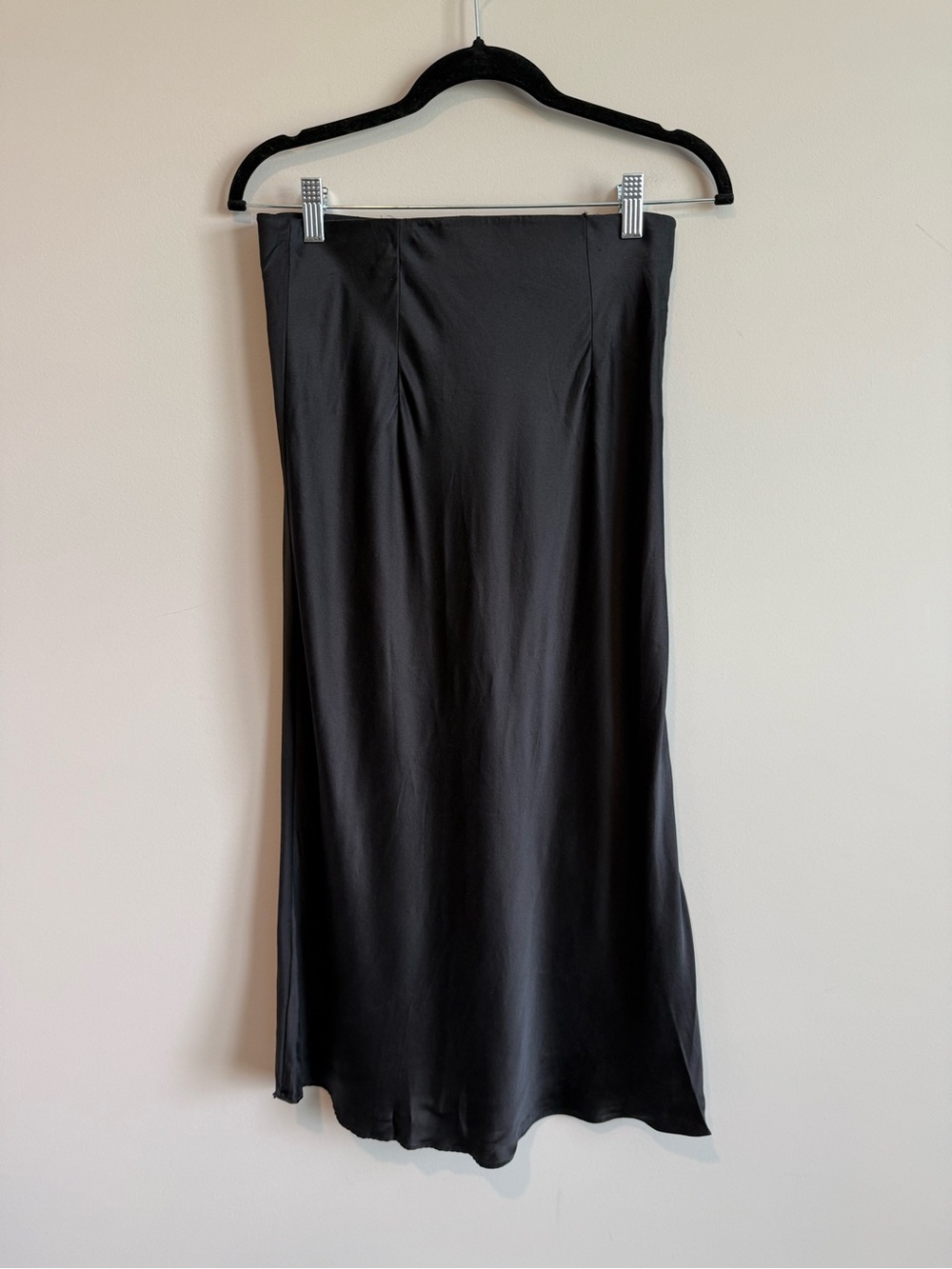 Quince Black 100% Washable Silk Maxi Skirt Size Small - Picture 4 of 8